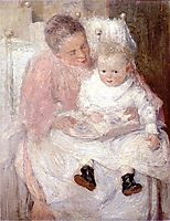Mother and Child, c.1891, weir