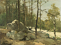 Forest View near Barbizon, 1900, weissenbruch