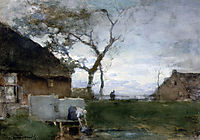 The washing place, weissenbruch