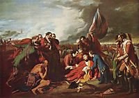 The Death of General Wolfe, 1770, west
