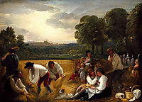 Harvesting at Windsor, 1795, west