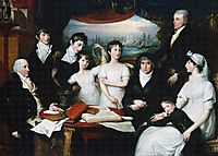 The Hope Family of Sydenham Kent, 1802, west