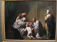 Jacob Blessing Ephraim and Manasseh , 1768, west