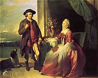 Mr. Robert Grafton and Mrs. Mary Partridge Wells Grafton, 1773, west