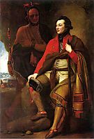 Portrait of Colonel Guy Johnson and Karonghyontye, 1776, west