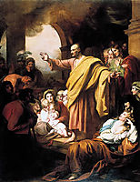 St. Peter Preaching at Pentecost, west