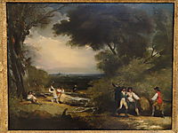 Woodcutters in Windsor Park, 1795, west