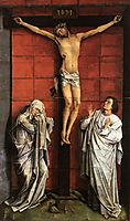 Christ on the Cross with Mary and St. John, weyden