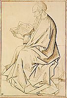 Etude of figure the evangelist, weyden