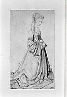 Kneeling woman, weyden