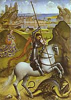 Saint George and the Dragon, 1435, weyden