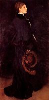 Arrangement in Brown and Black: Portrait of Miss Rosa Corder, 1878, whistler