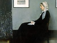 Arrangement in Grey and Black No.1, Portrait of the Artist-s Mother, 1871, whistler