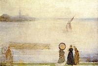 Battersea Reach from Lindsey Houses, c.1863, whistler