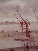 Chelsea Wharf Grey and Silver, c.1875, whistler