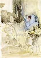 Convalescent (aka Petit Dejeuner; note in opal), 1884, whistler