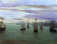 Crepuscule in Flesh Color and Green: Valparaiso, 1866, whistler