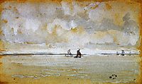 Grey Note - Mouth of the Thames, c.1885, whistler