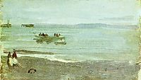 Grey and Silver Mist - Lifeboat, 1884, whistler