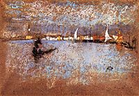 The guidecca Winter Grey and Blue, 1879, whistler
