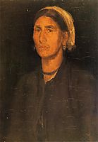 Head of a Peasant Woman, 1858, whistler