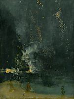 Nocturne in Black and Gold, the Falling Rocket, c.1875, whistler