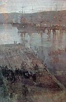 Nocturne in Blue and Gold Valparaiso Bay, 1866, whistler