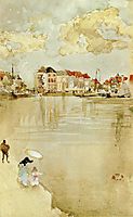 Note in Gold and Silver - Dordrecht, c.1884, whistler