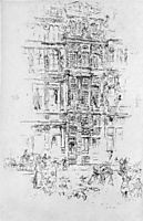 Palaces, Brussels, 1887, whistler
