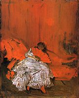 Red and Pink The Little Mephisto, c.1884, whistler