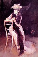 Rose and Silver Portrait of Mrs Whibley, 1895, whistler