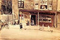 The Shop - An Exterior, c.1885, whistler