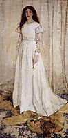 Symphony in White no.10: The White Girl Portrait of Joanna Hiffernan, 1862, whistler