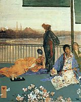 Variations in Flesh Colour and Green—The Balcony, 1865, whistler