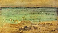 Violet and Blue: The Little Bathers, 1888, whistler