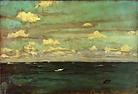Violet and Silver - The Deep Sea, 1893, whistler