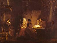 The Cotter-s Saturday Night, 1837, wilkie