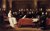 The First Council of Queen Victoria, 1838, wilkie