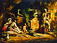 The Irish Whiskey Still , 1840, wilkie