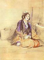 Seated Lady of Constantinople, 1840, wilkie