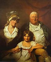 William Chalmers Bethune, his wife Isabella Morison and their Daughter Isabella, 1804, wilkie