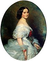 Anna Dollfus, Baronness de Bourgoing, 1855, winterhalter