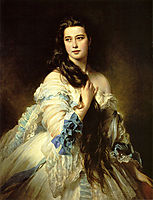 Barbara Dmitrievna Mergassov-Rimsky-Korsakova , 1864, winterhalter