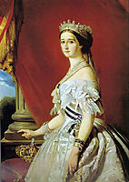 Empress Eugenie , 1853, winterhalter
