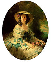Eugénie de Montijo, Empress of France, 1857, winterhalter