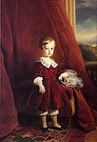 Painting of the Count of Eu as a child, winterhalter
