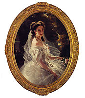 Pauline Sandor, Princess Metternich, 1860, winterhalter