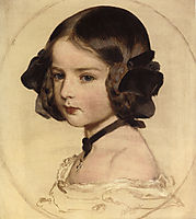 Pincess Clothilde von Saxen Coburg, 1855, winterhalter