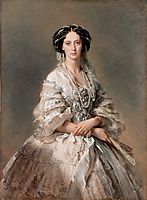 Portrait of Empress Maria Alexandrovna , 1857, winterhalter