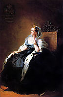 Portrait of Eugénie, Empress of the French, 1862, winterhalter